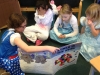Older children helped younger children to enjoy their books
